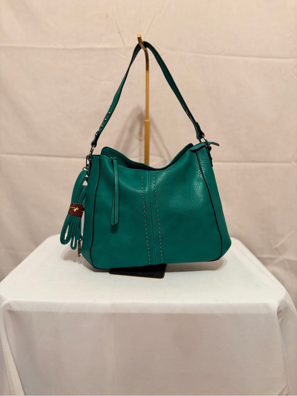 Turquoise Montana West hobo handbag